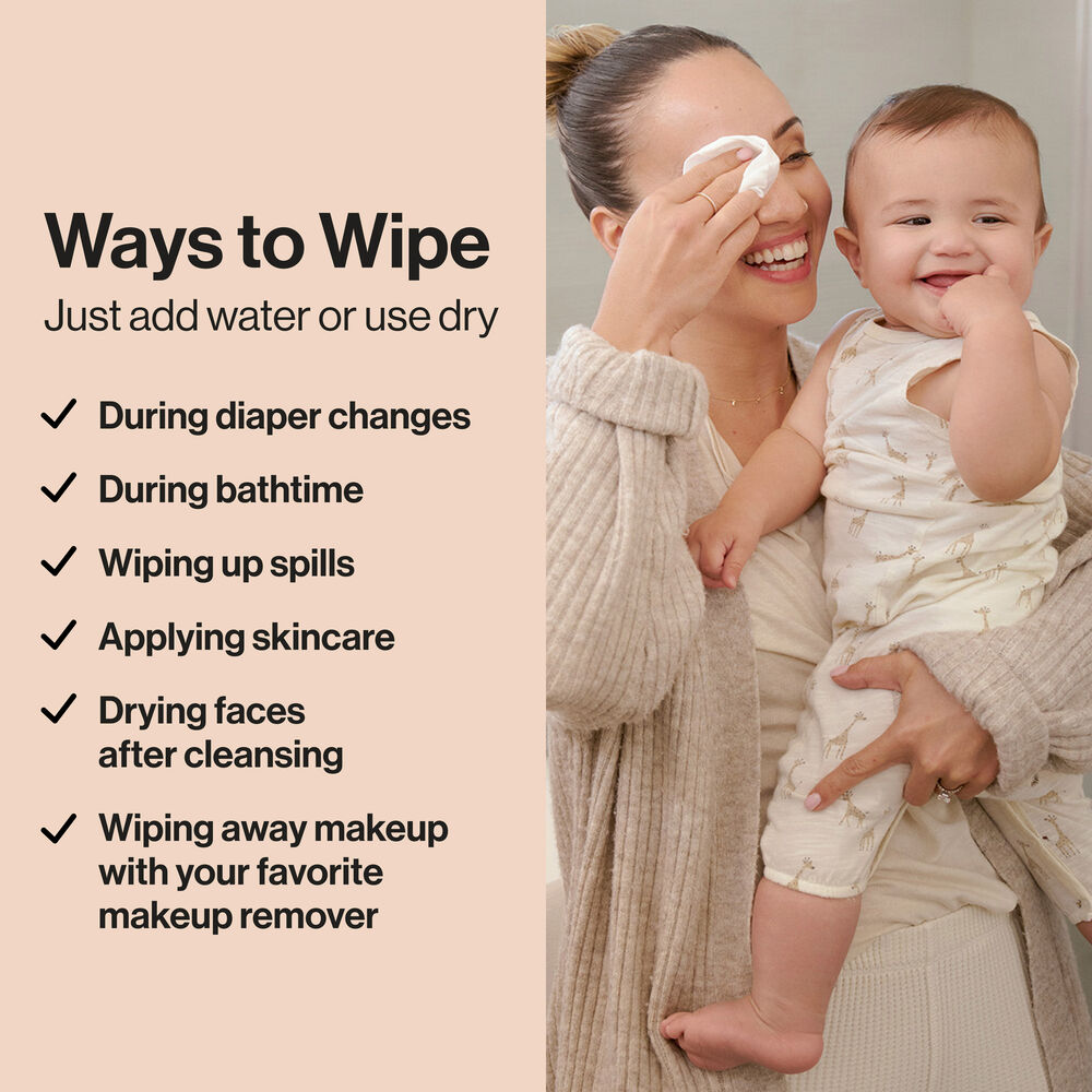 Honest Dry Wipes, 48 Count