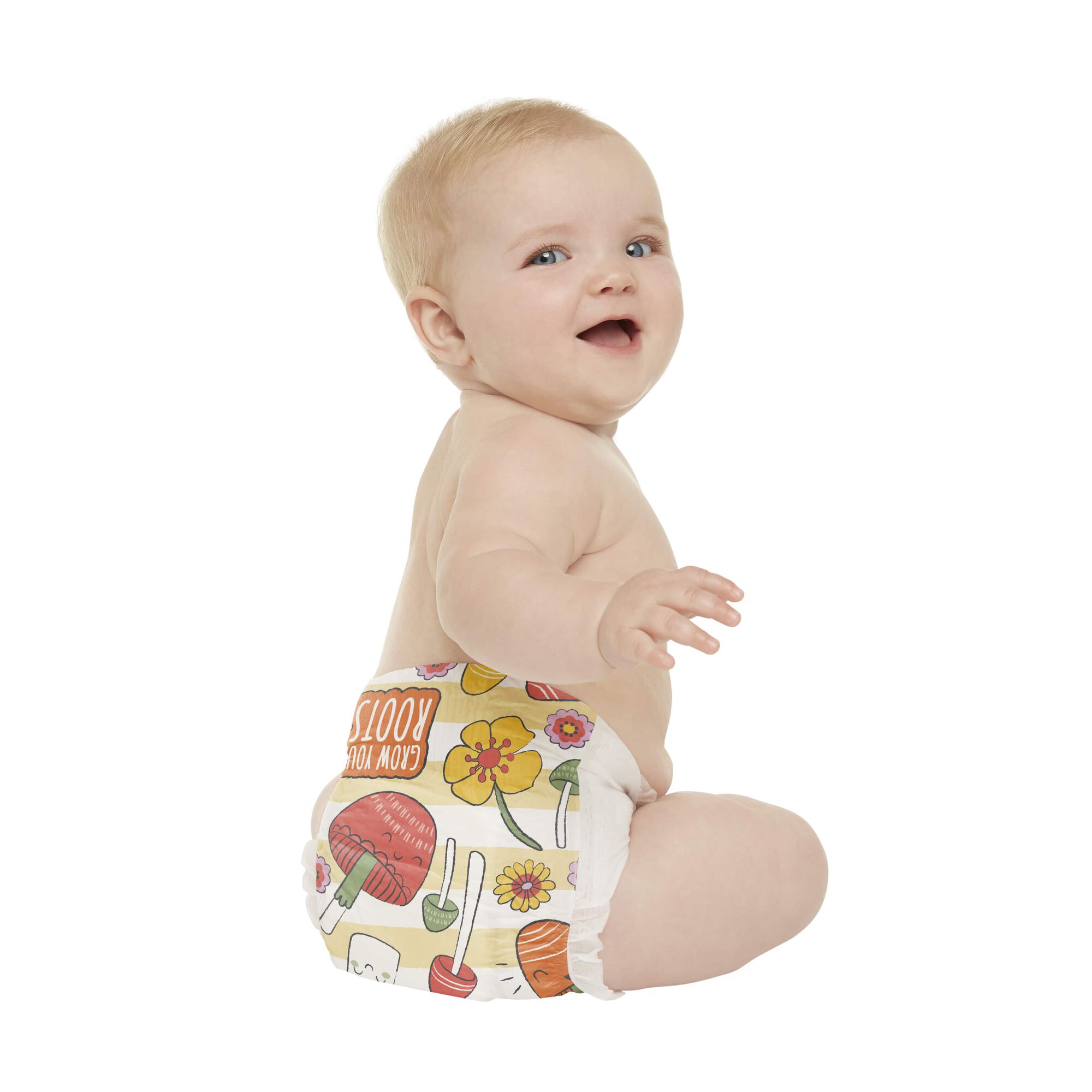 Clean Conscious Diaper, Rooted In Luv, Size 1