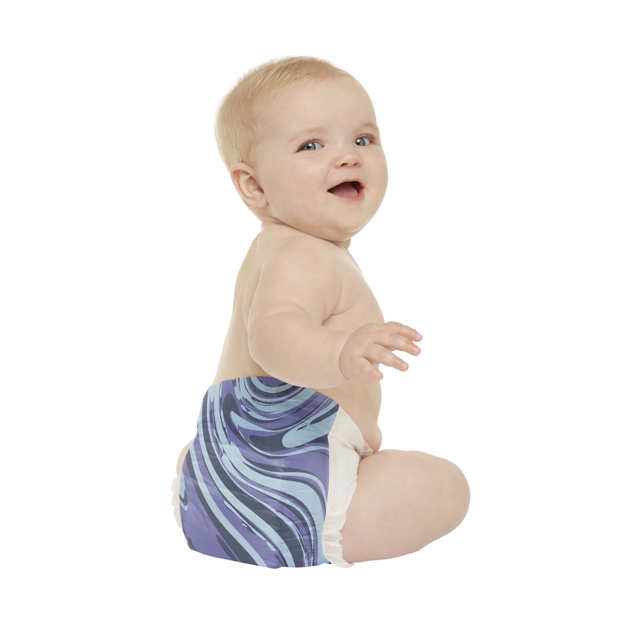Clean Conscious Diaper, Inking Of U, Size 1