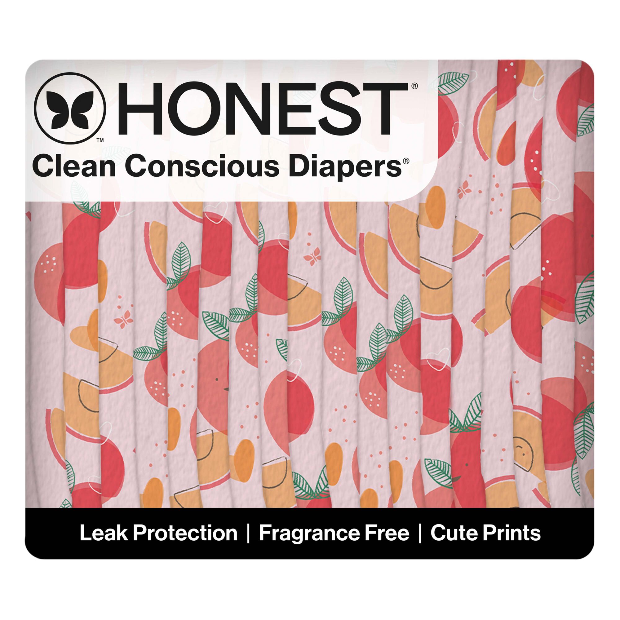 Honest Clean Conscious Diaper®, Just Peachy, Size 3