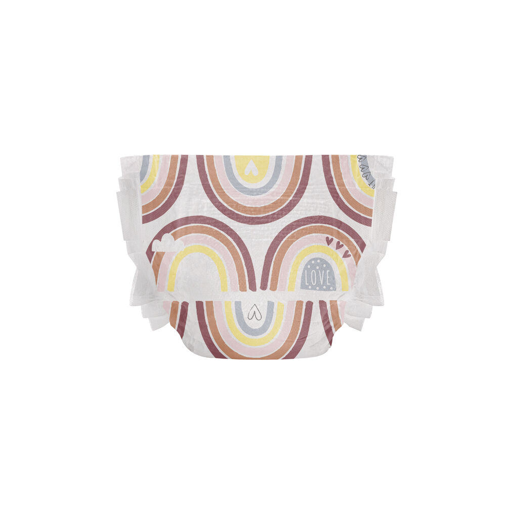 Clean Conscious Diaper, Catching Rainbows, Size 5