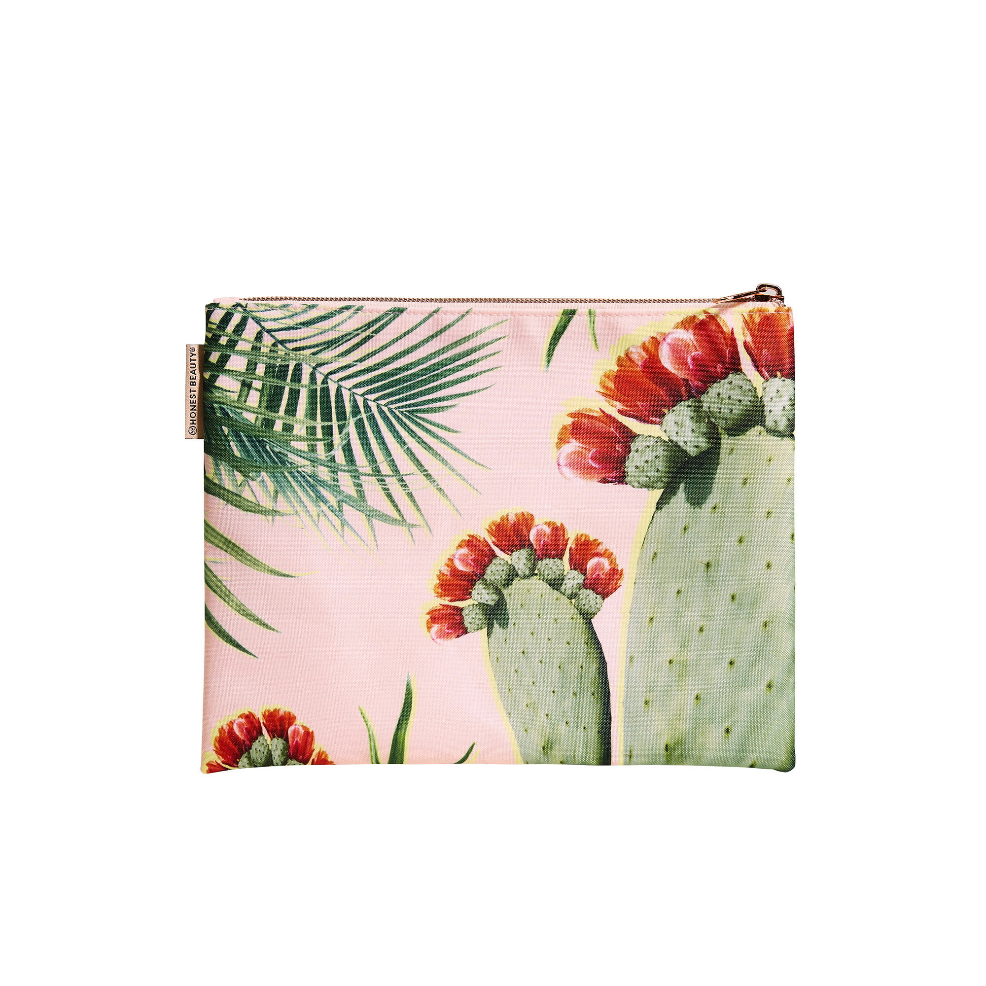Nesting Palm Print Beauty Bag Set