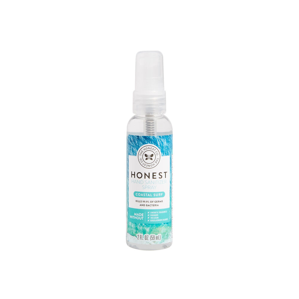 front of hand sanitizer