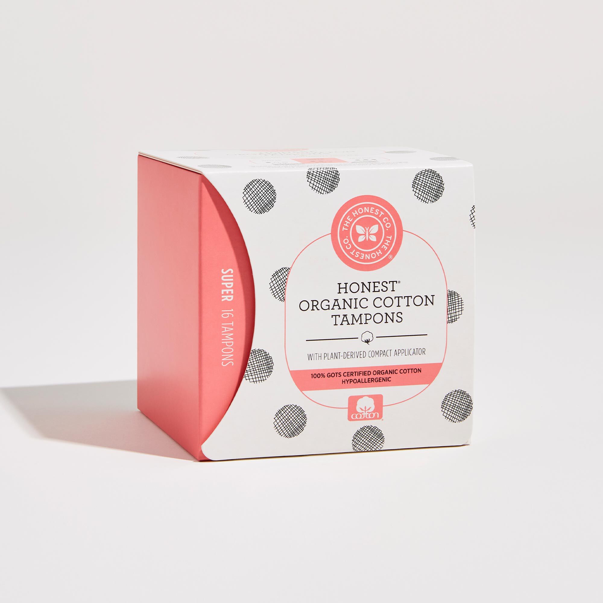 Organic Tampons Regular & Super Absorbency Honest Honest
