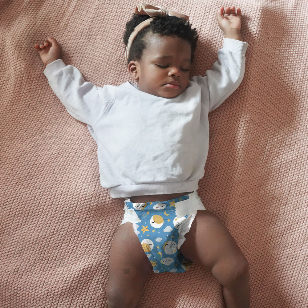 Overnight Diapers, Cozy Cloud, Size 6