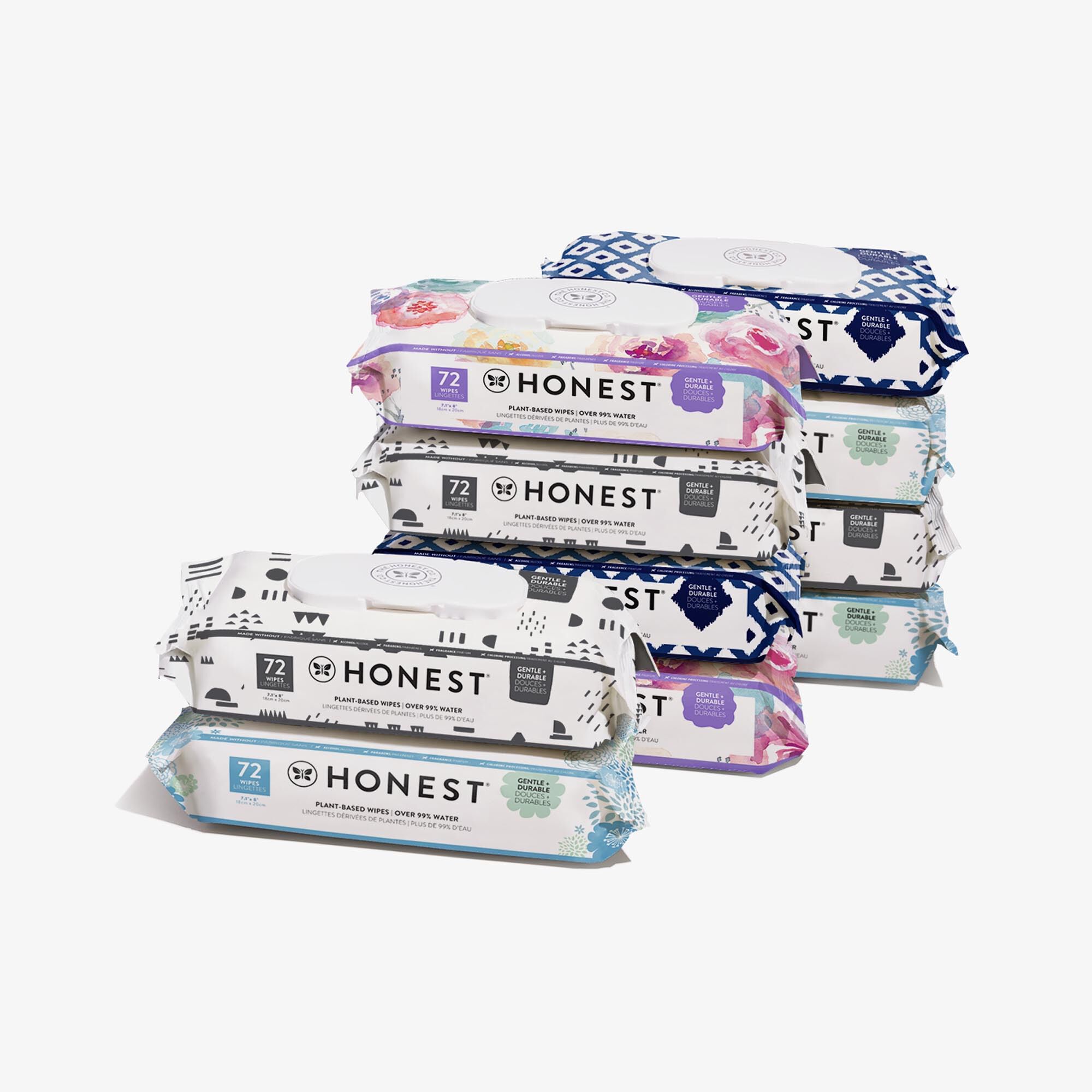 Honest Wipes Multi Print, 720 Count Wipes Honest