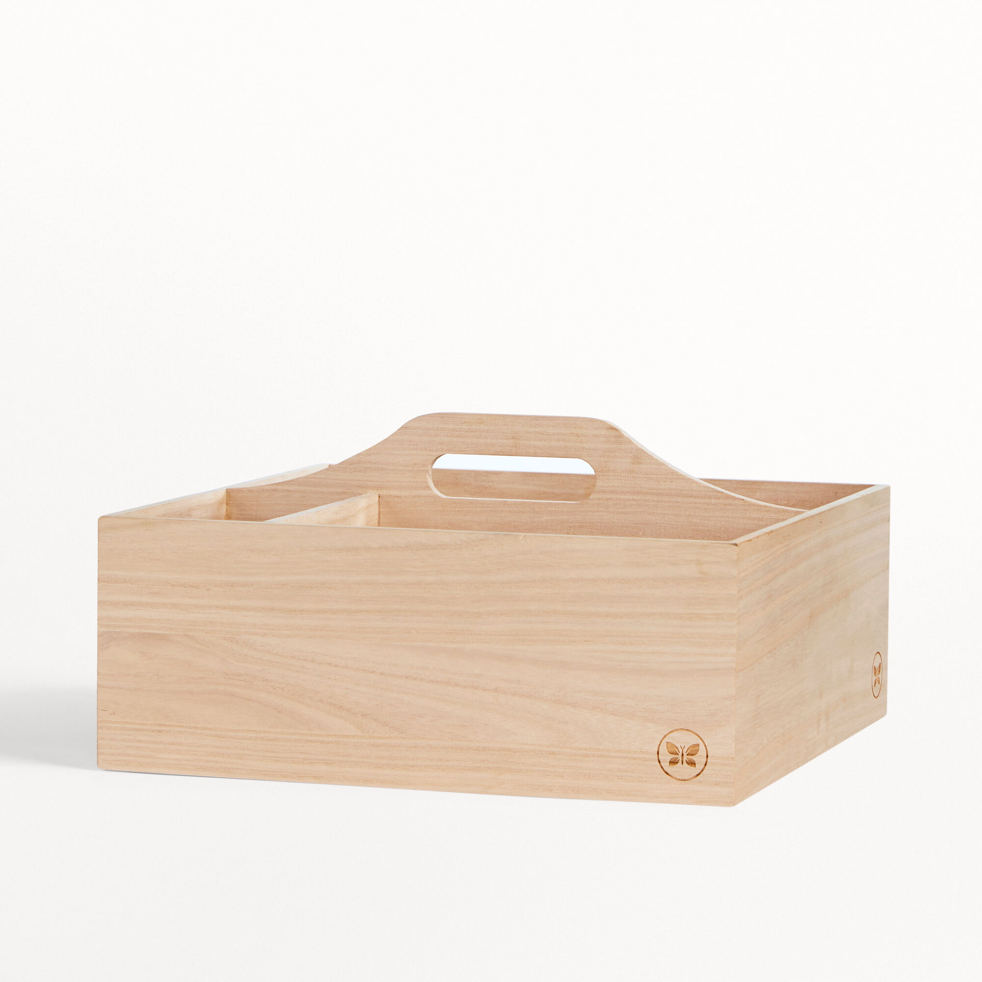 Paulownia Wood Caddy - Large