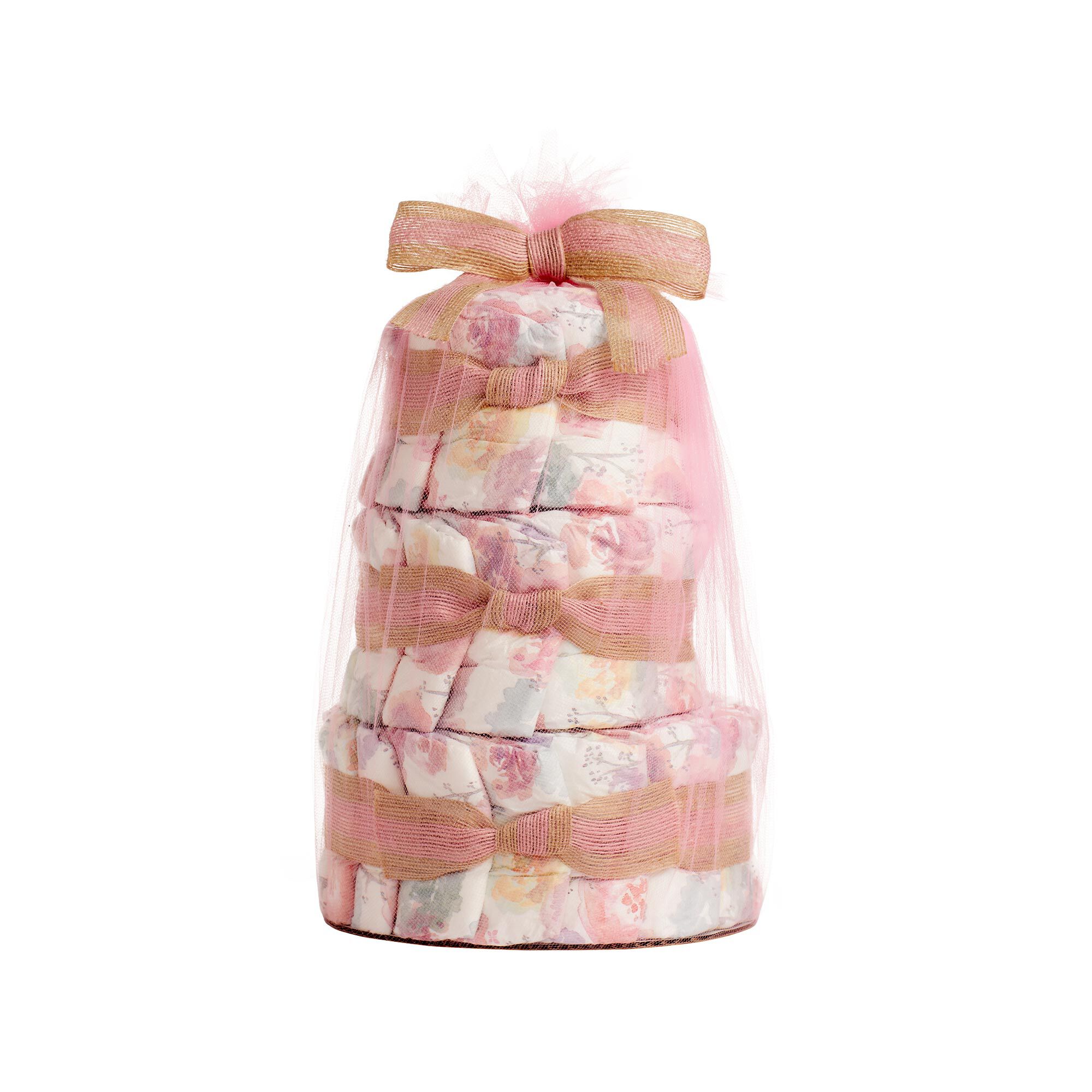 Diaper Cake, Rose Blossoms