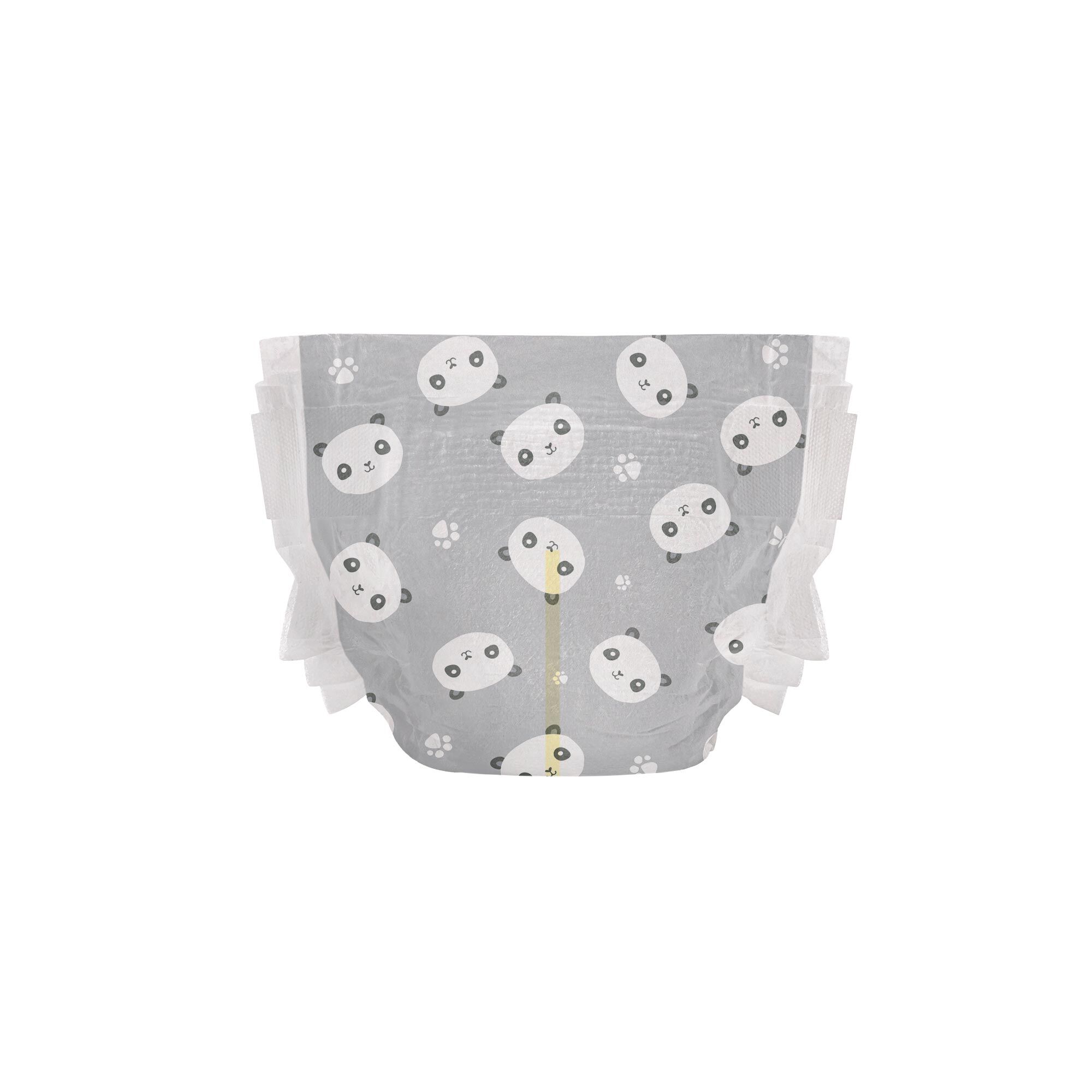 Clean Conscious Diaper, Pandas, Size 2
