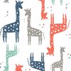 Multi-Colored Giraffes