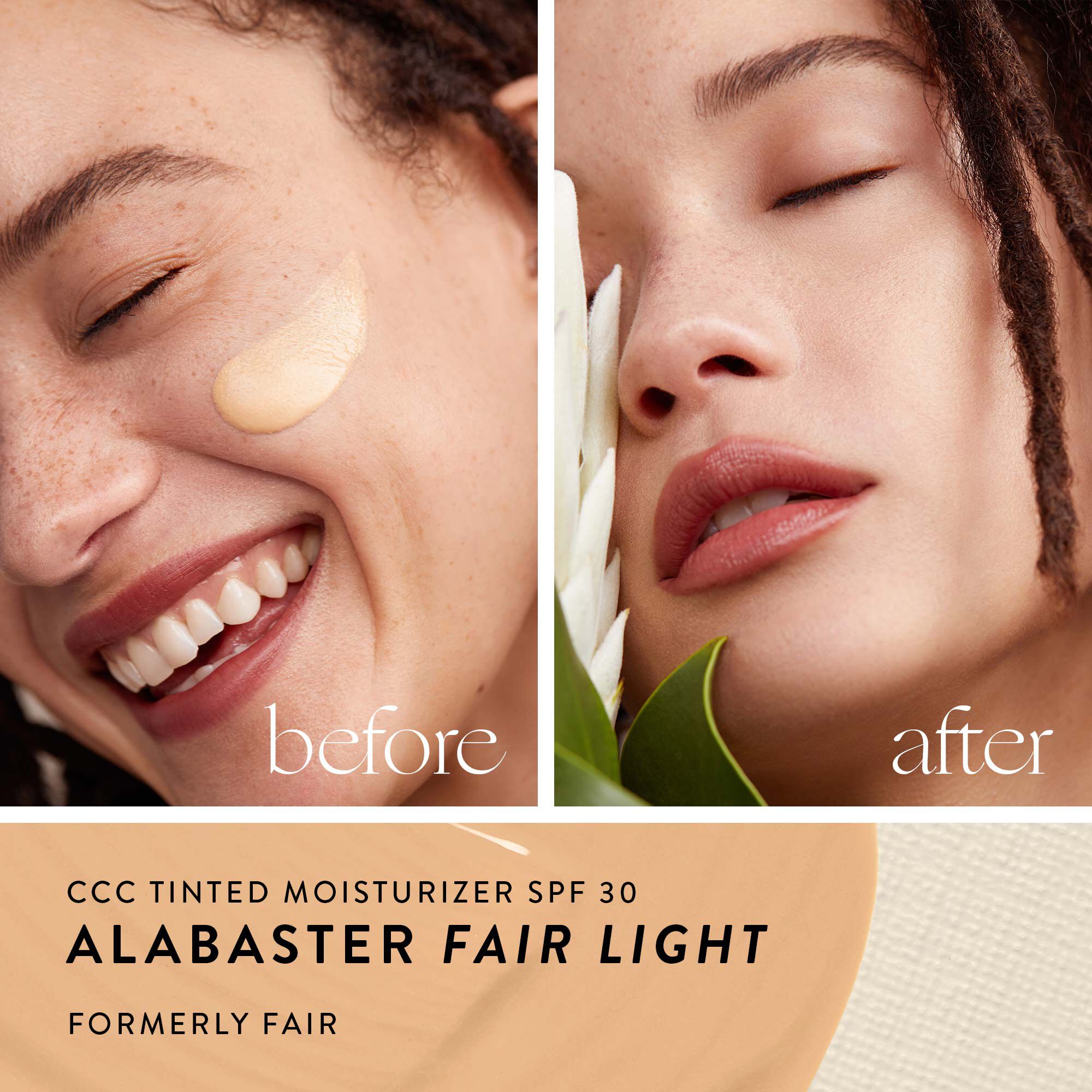 CCC Clean Corrective With Vitamin C Tinted Moisturizer Broad Spectrum SPF 30, Alabaster