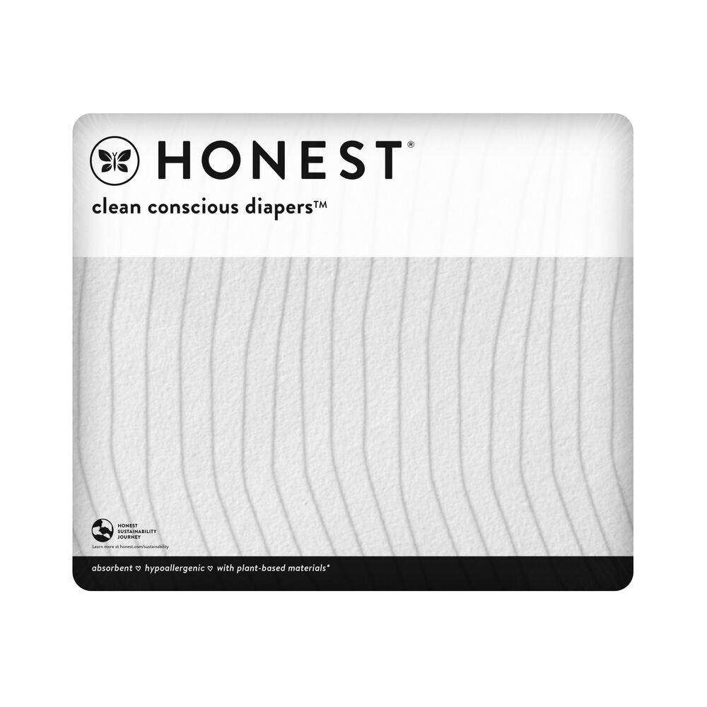 Clean Conscious Diaper, White, Size 2