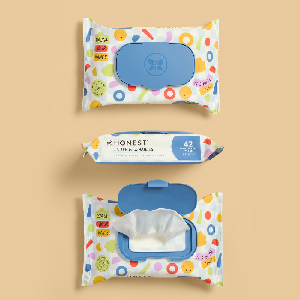 Little Flushables, 126 Count Wipes