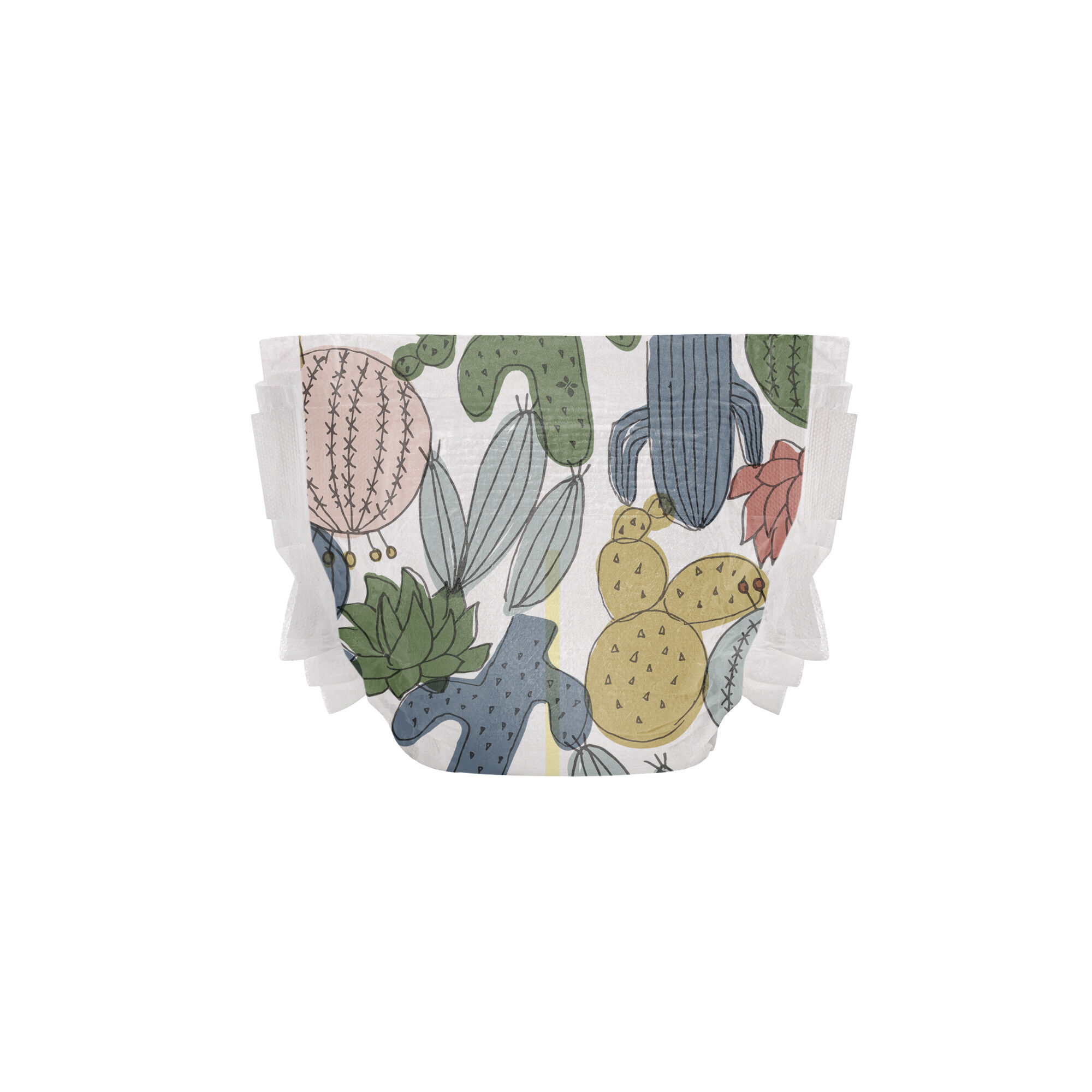 Clean Conscious Diaper, Cactus Cuties, Size 4