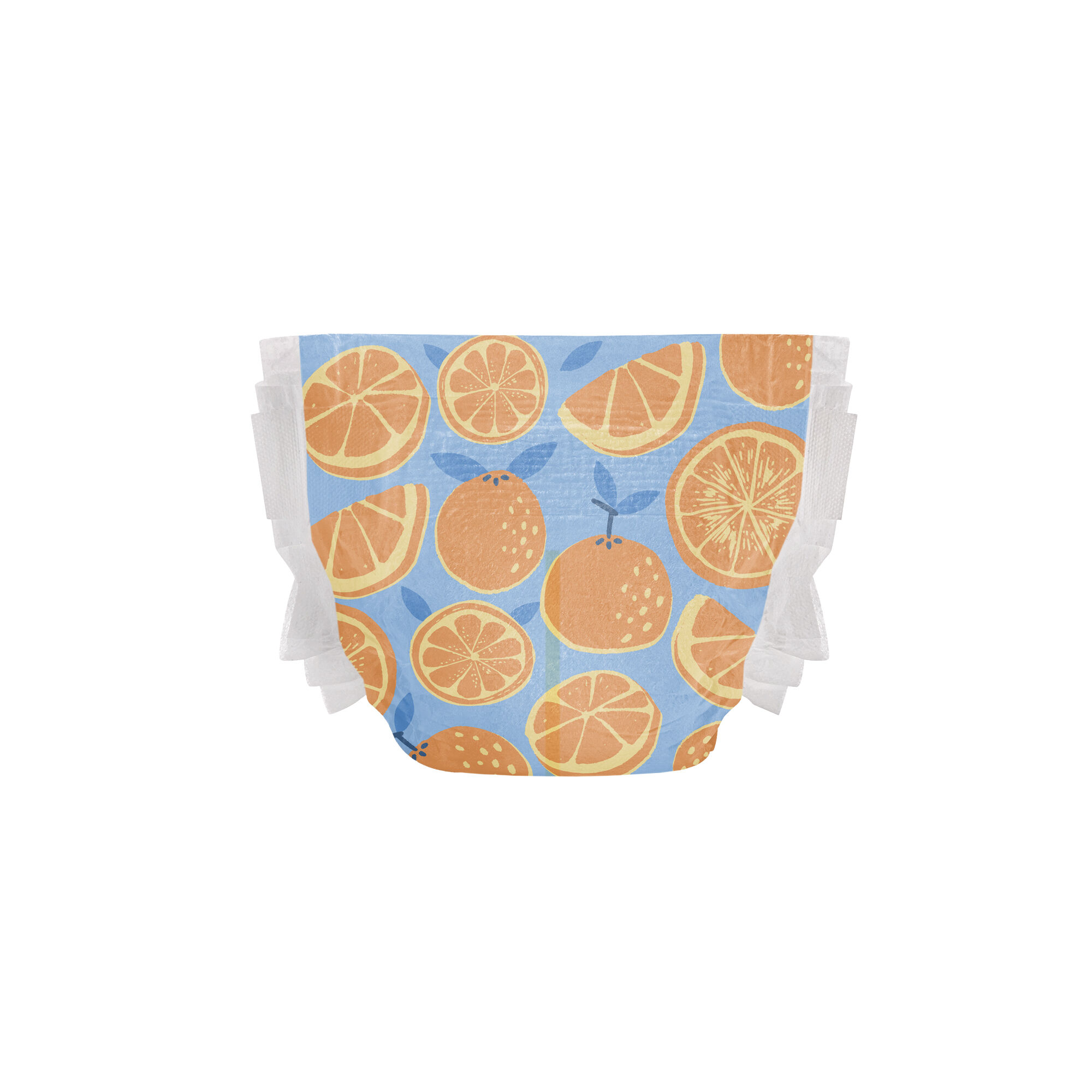 Clean Conscious Diaper, Orange You Cute, Size 3