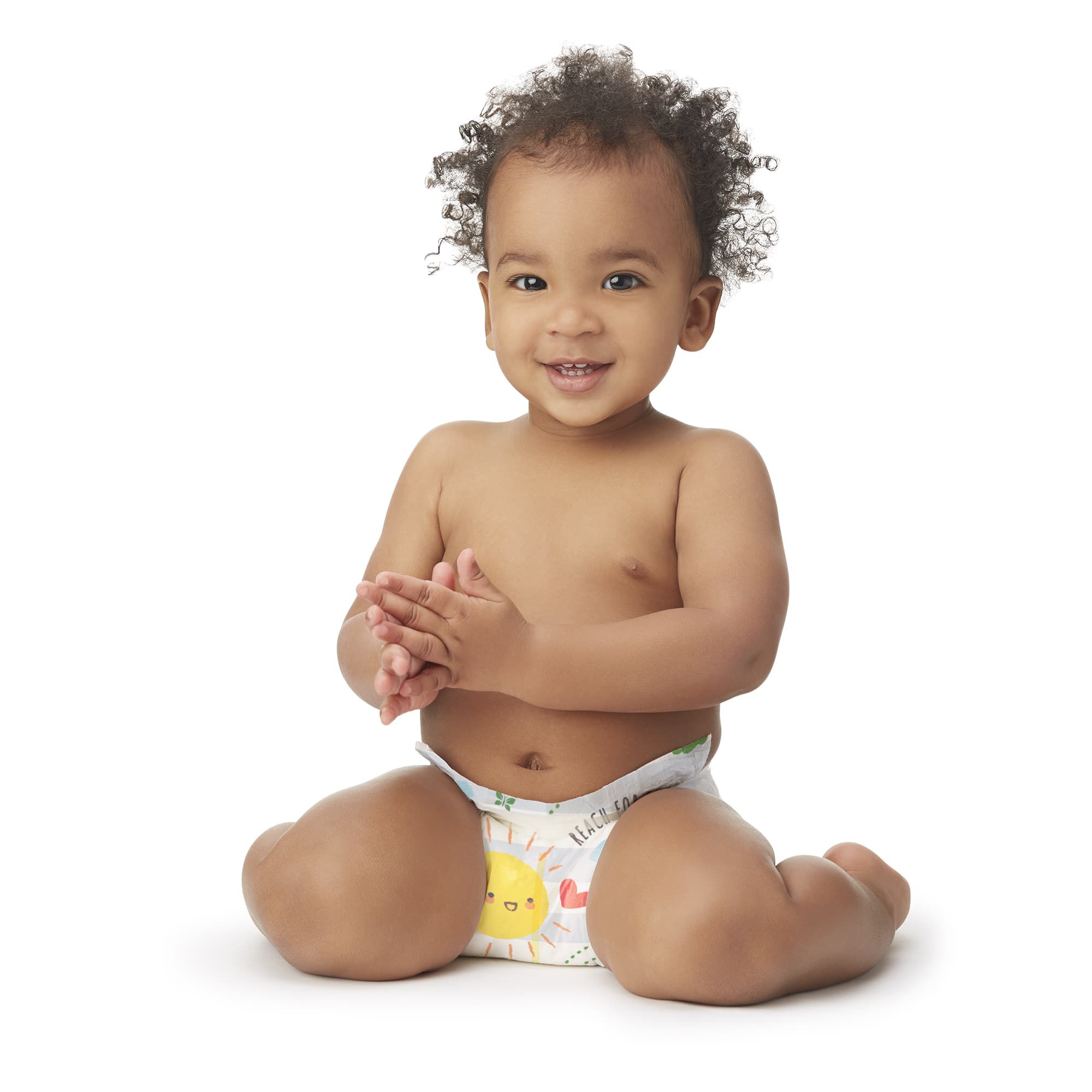 Clean Conscious Diaper, Spread Your Wings, Size 1