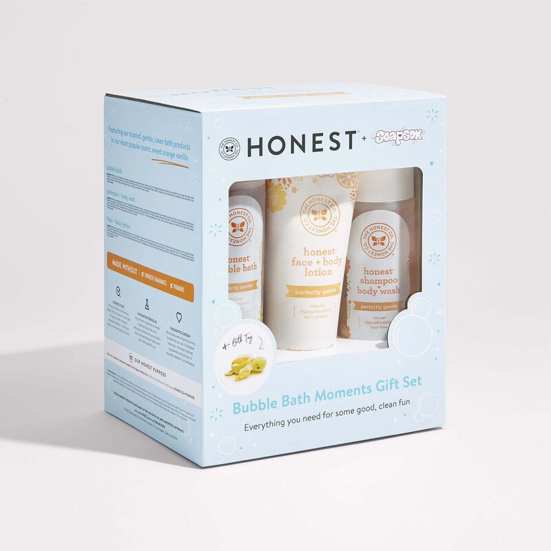 Bubble Bath Moments Gift Set, Front of Box