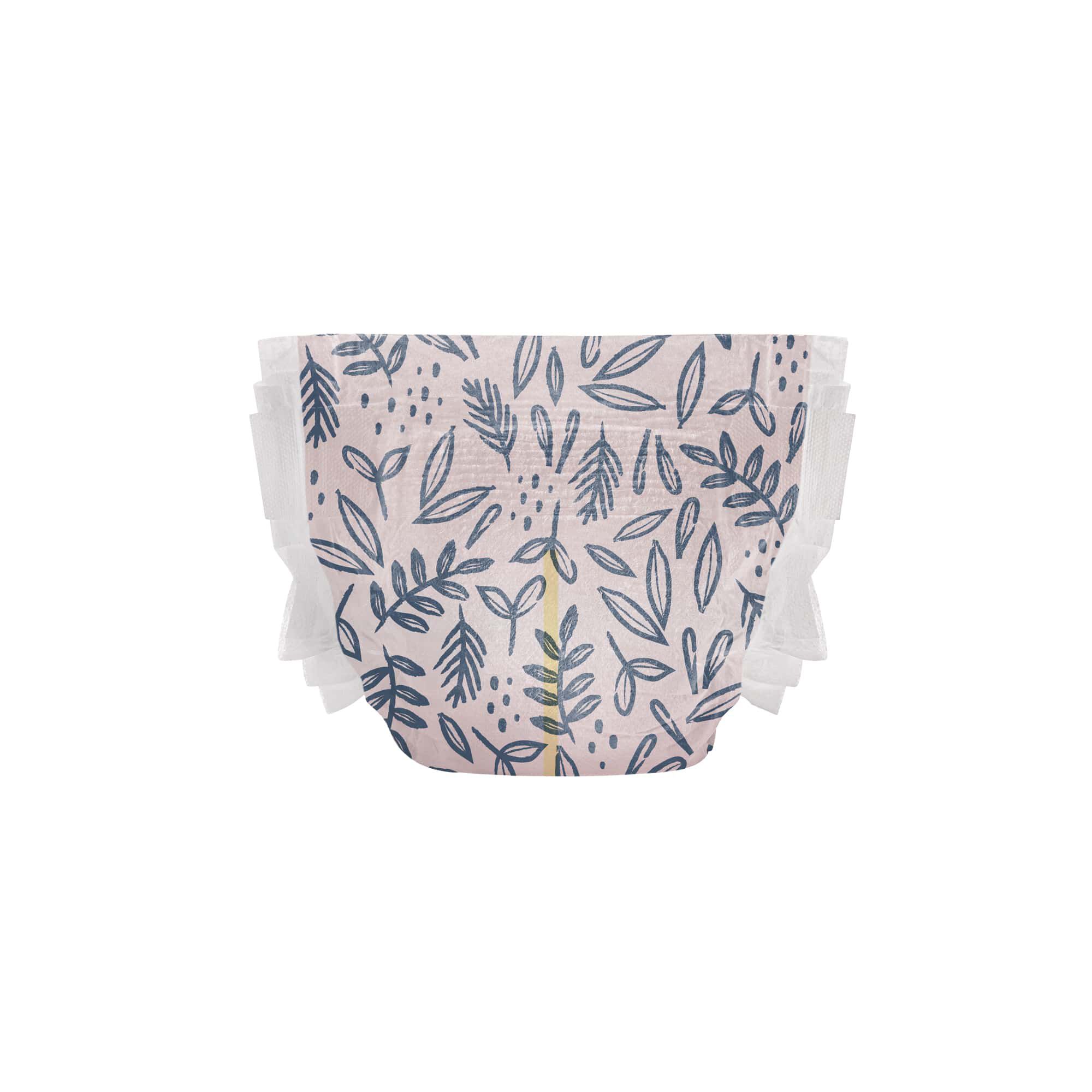 Clean Conscious Diaper, Sunrise Blooms, Size 1