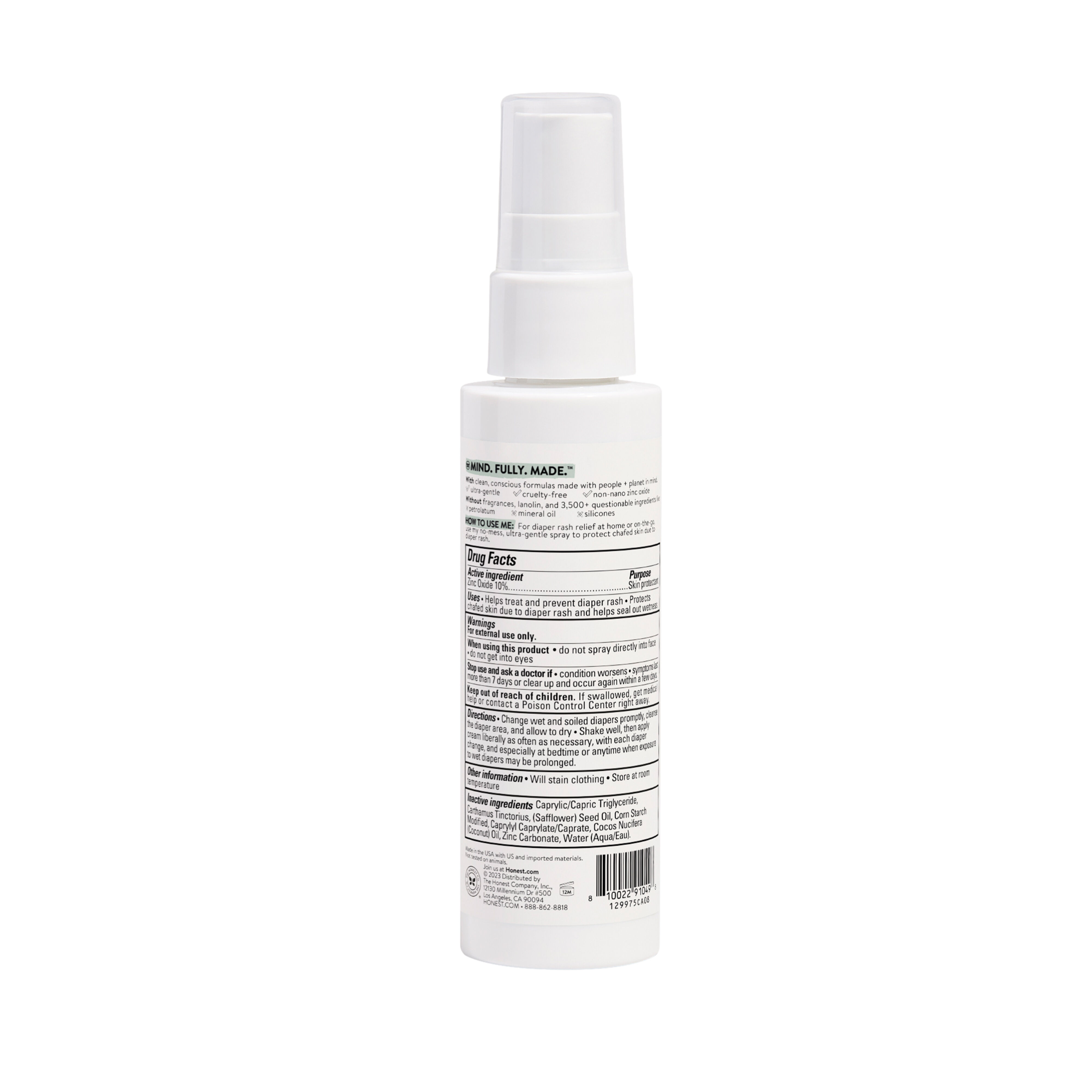The honest company store diaper rash cream