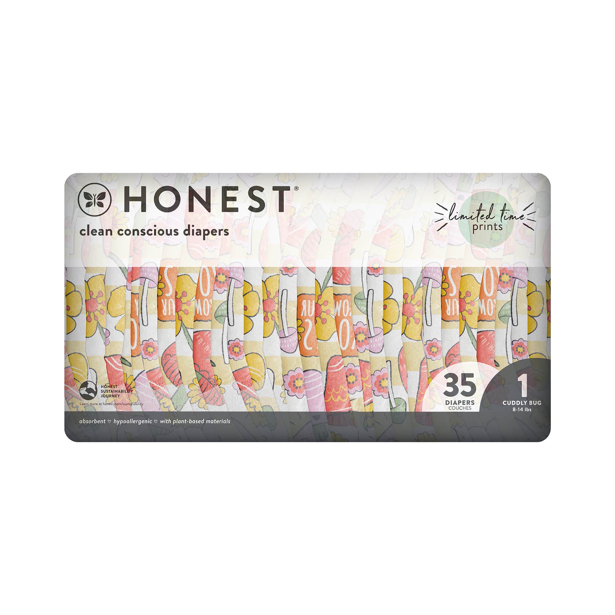 Clean Conscious Diaper, Rooted In Luv, Size 1