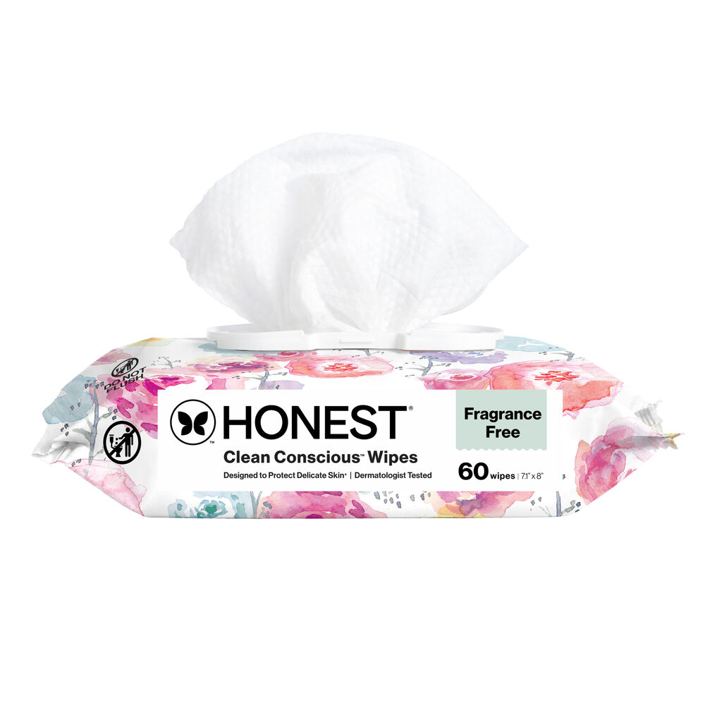 Rose Blossom, 60 Count Wipes