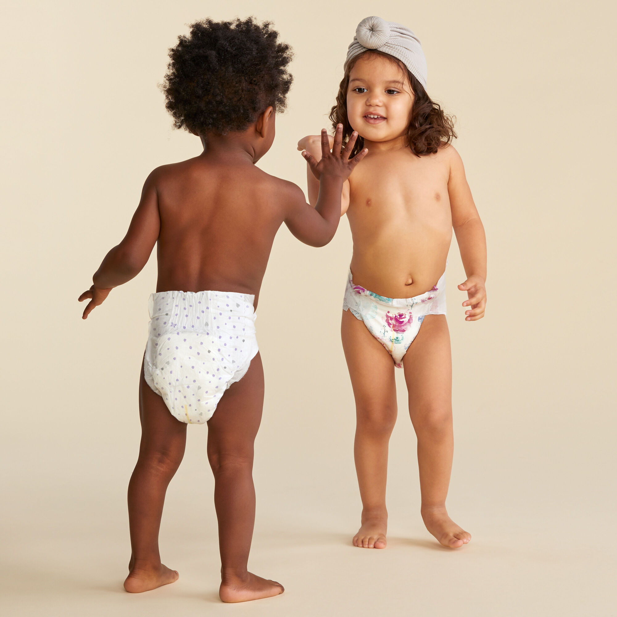 Clean Conscious Diaper Box, Young at Heart + Rose Blossom, Size 2
