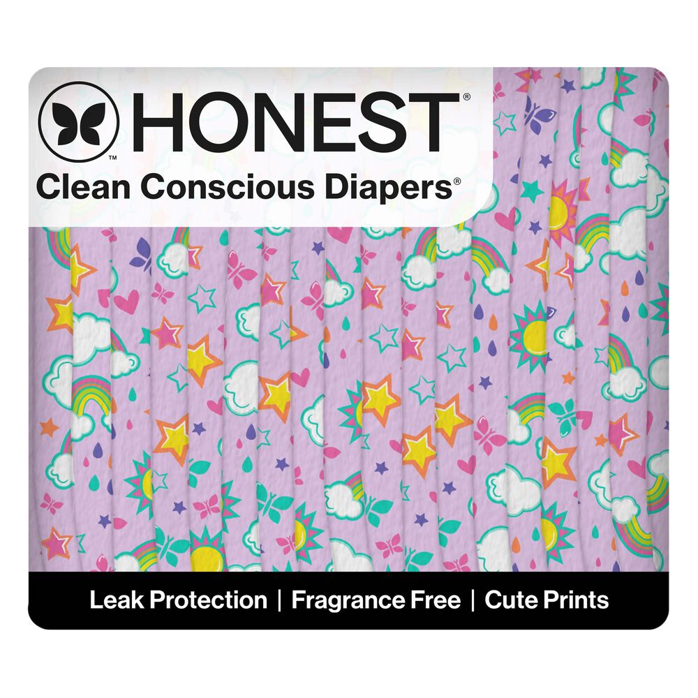 Honest Clean Conscious Diaper®, Skys the Limit, Size 6