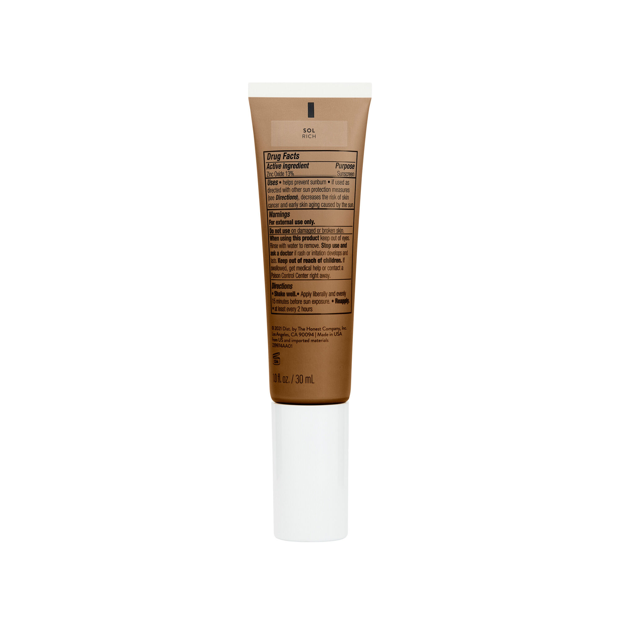 CCC Clean Corrective With Vitamin C Tinted Moisturizer Broad Spectrum SPF 30, Sol