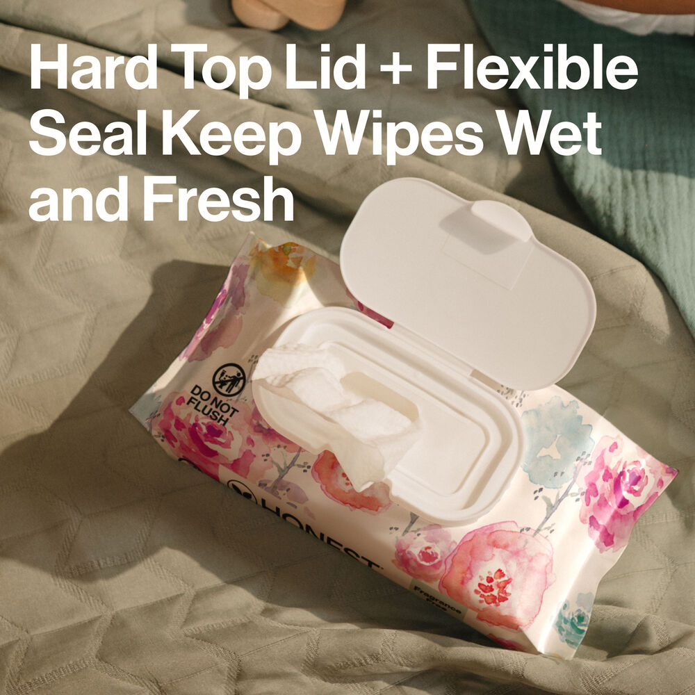 Rose Blossom, 60 Count Wipes