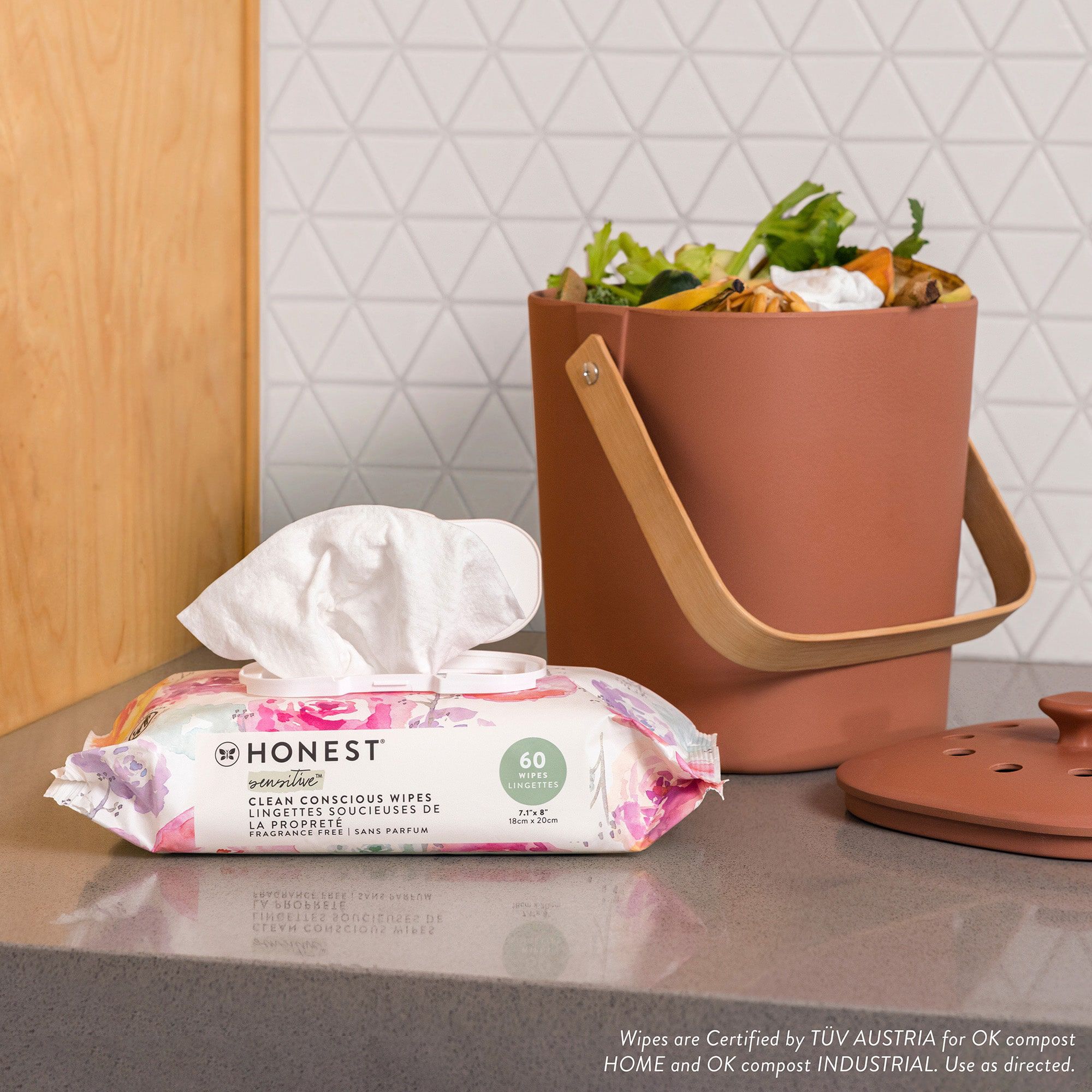 Rose Blossoms, 300 Count Wipes