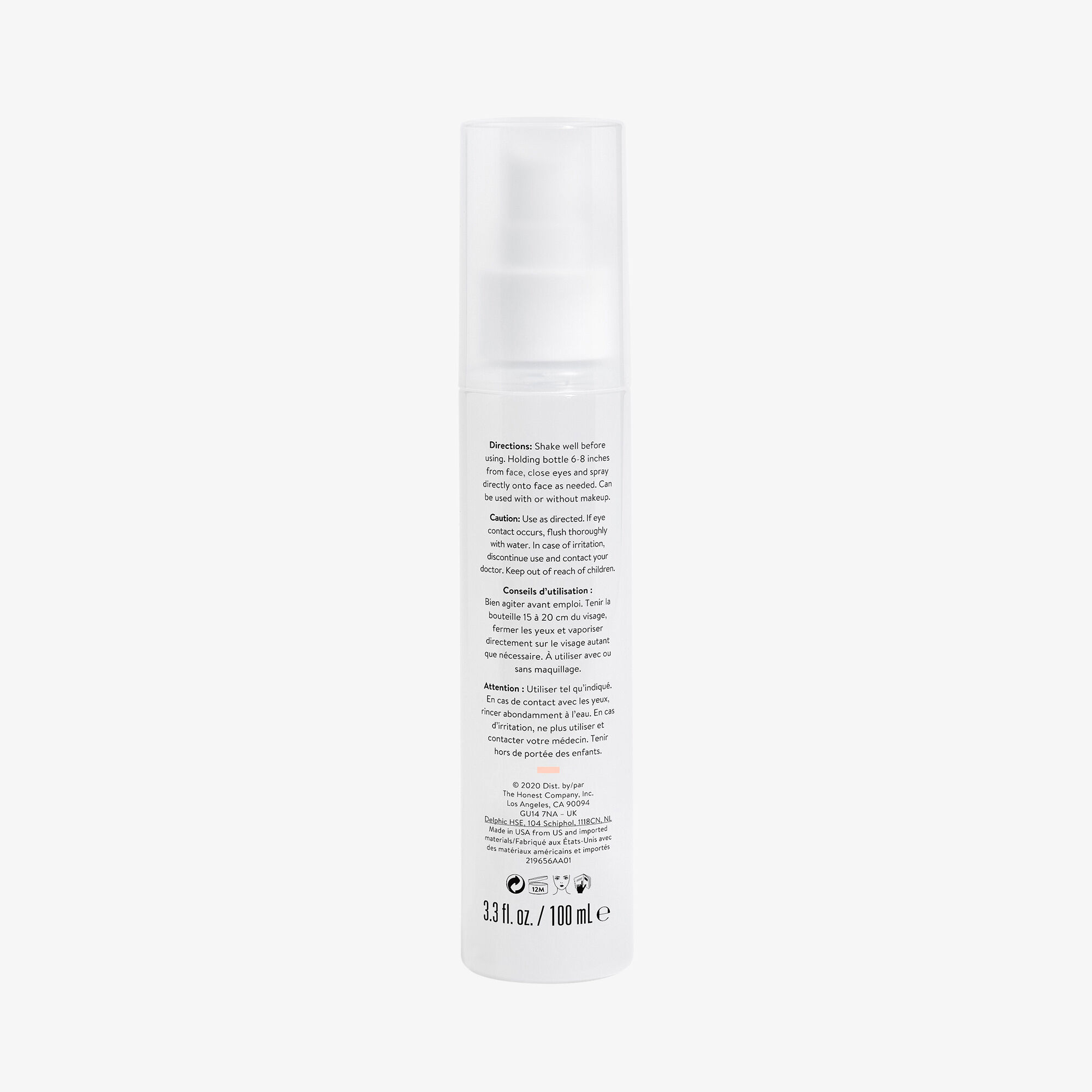 Elevated Hydration Mist Honest