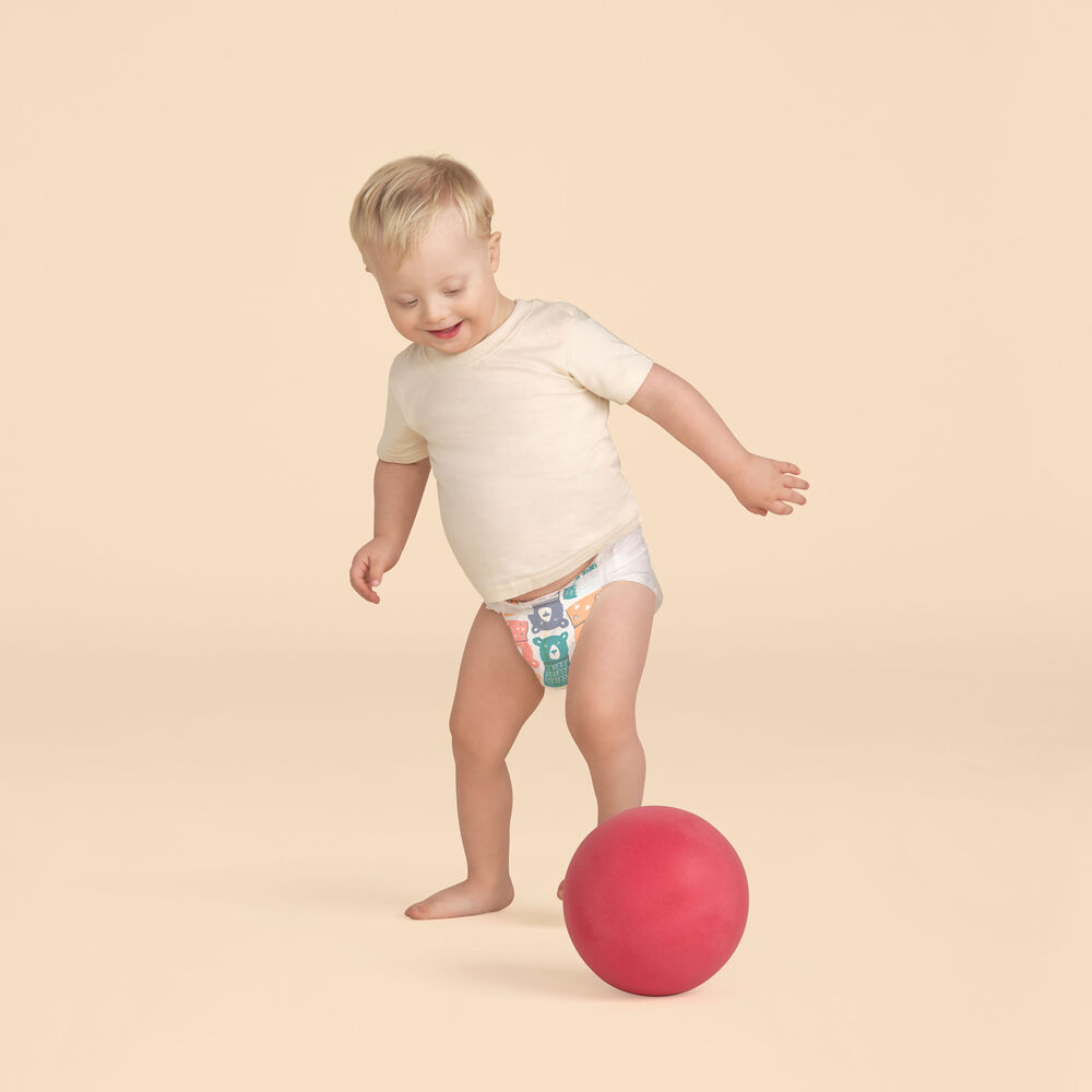 Honest Clean Conscious Diaper®, Beary Cool, Size 6