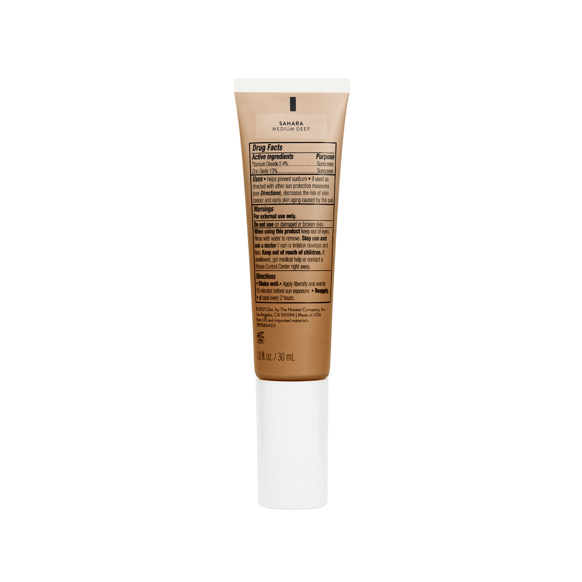 CCC Clean Corrective With Vitamin C Tinted Moisturizer Broad Spectrum SPF 30, Sahara