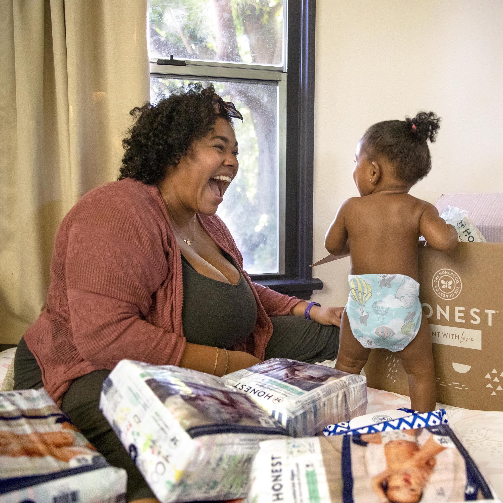Clean Conscious Diaper, Above It All, Size NB
