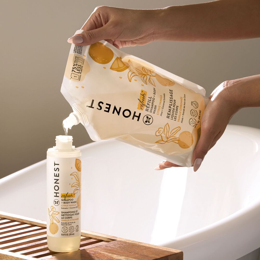 Shampoo + Body Wash Refill, Refresh