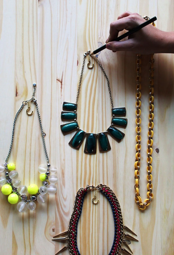 Get Organized with this Colorful Jewelry Board | Honest