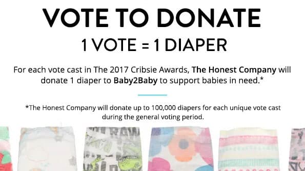 Honest Donates 250k Diapers