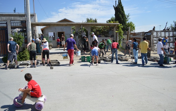 The Honest Team Volunteers to Build a Home