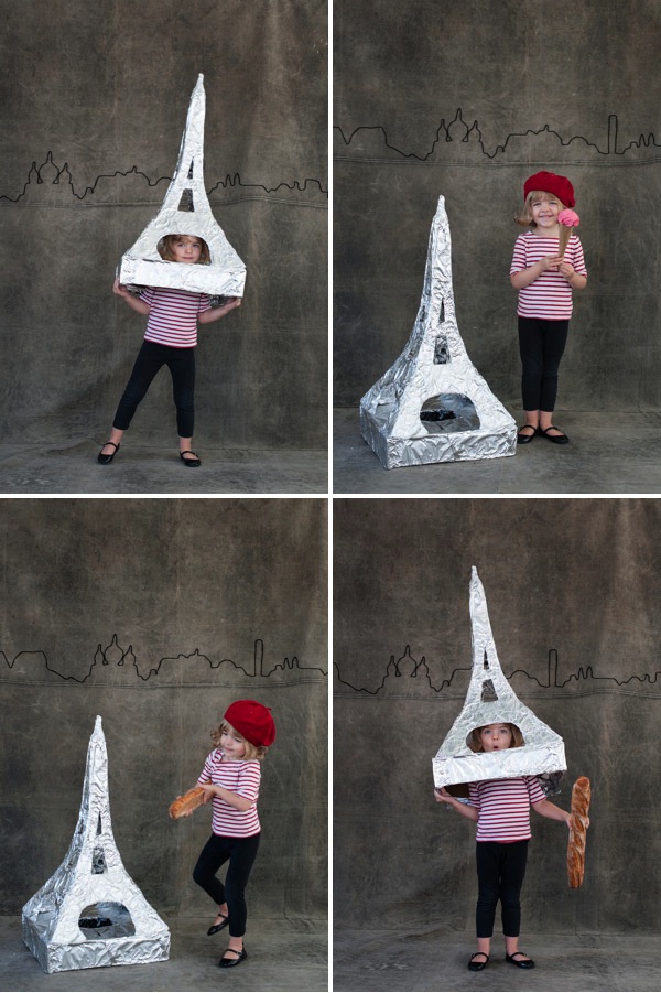 Jordan Ferney's Eiffel Tower Costume via Oh Happy Day