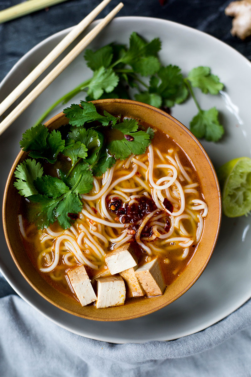 National Soup Day: Lime Broth with Laksa Noodles