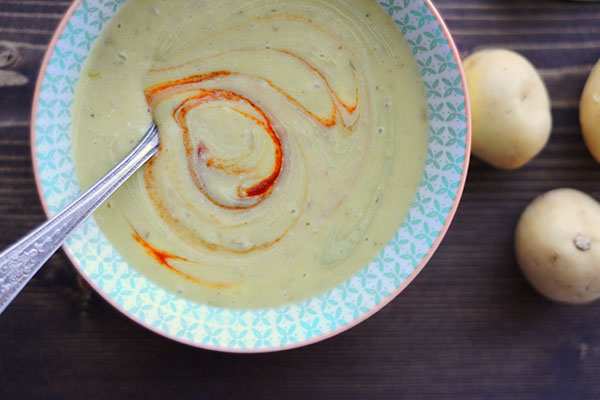 Rich + Creamy Vegan Potato Soup