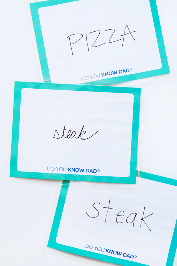 Father's Day DIY: Do You Know Dad?