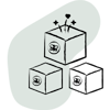 Icon of stack of boxes