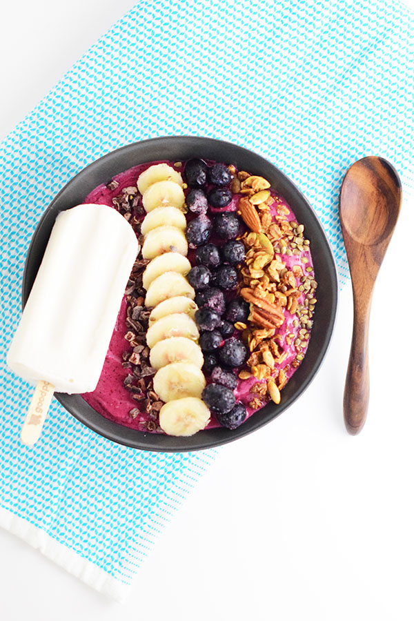 smoothie bowl with a twist