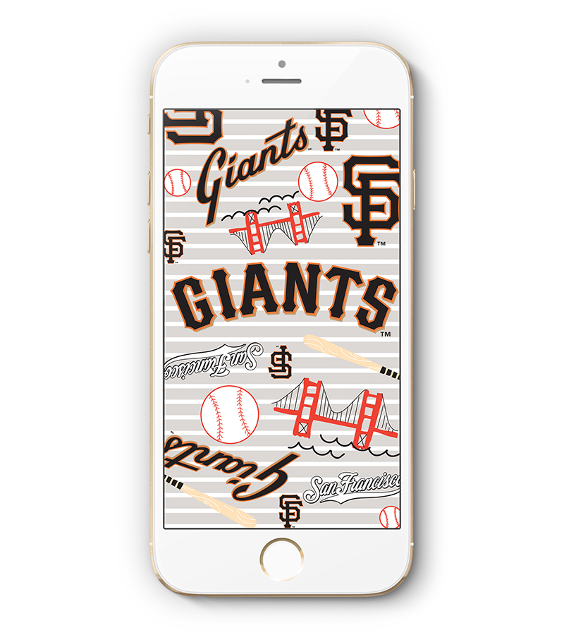 MLB Diaper Print Wallpapers