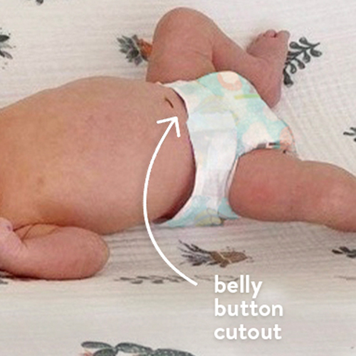 baby in Size NB diaper