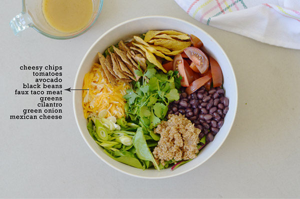 Taco Time! Taco Salad Recipe + Meatless How-To