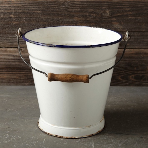 Williams-Sonoma Vintage Enamel Pail