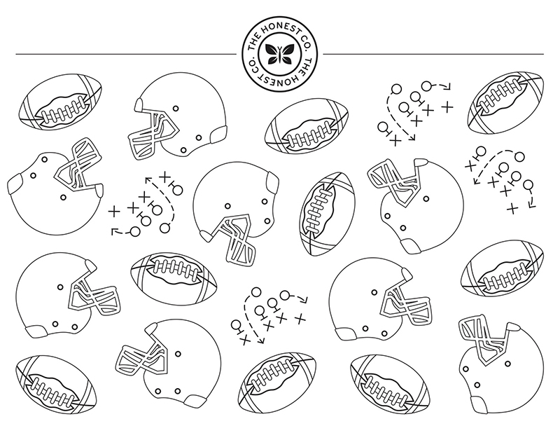 Kickoff Football Season with our Playmaker Coloring Page!