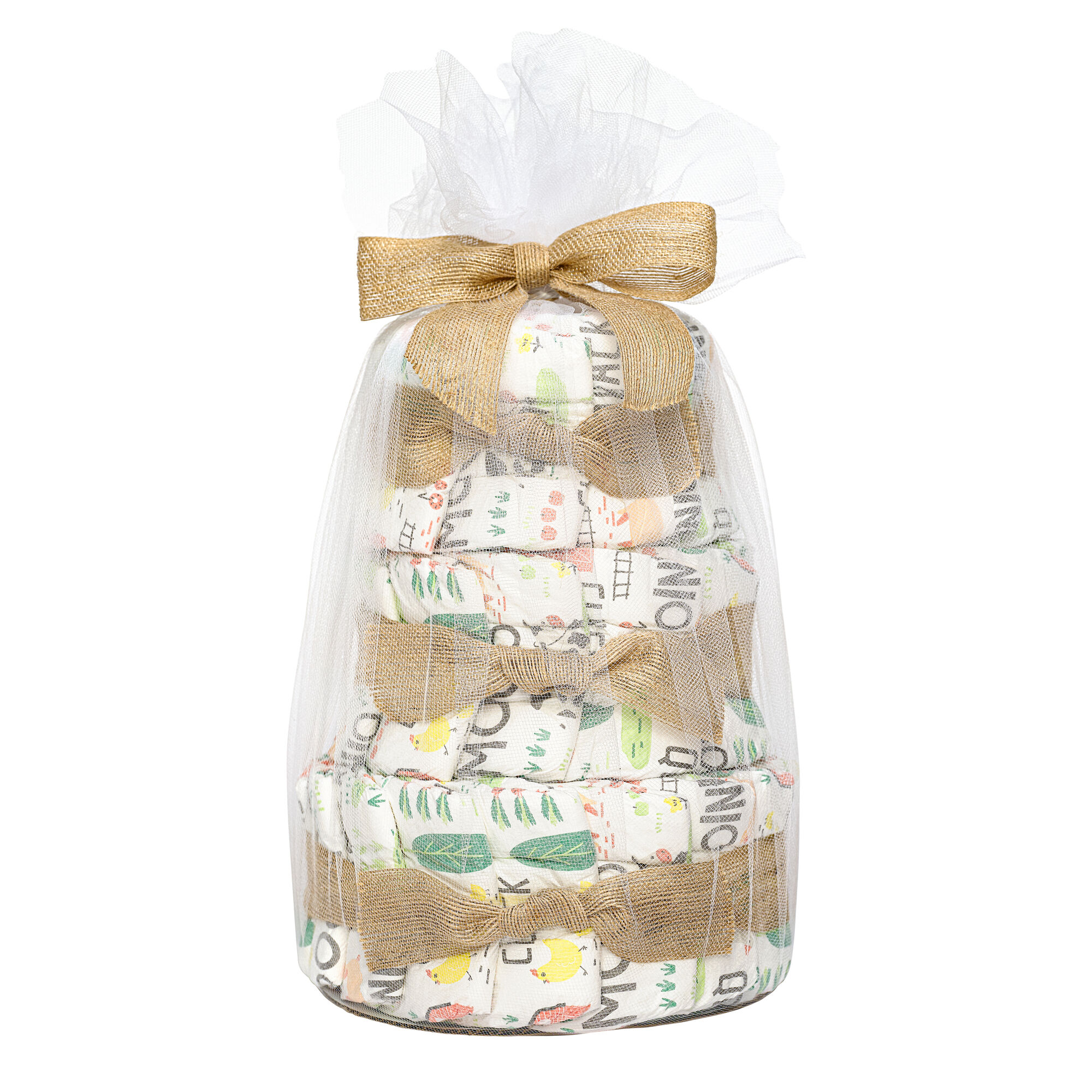 A Decorative Diaper Cake